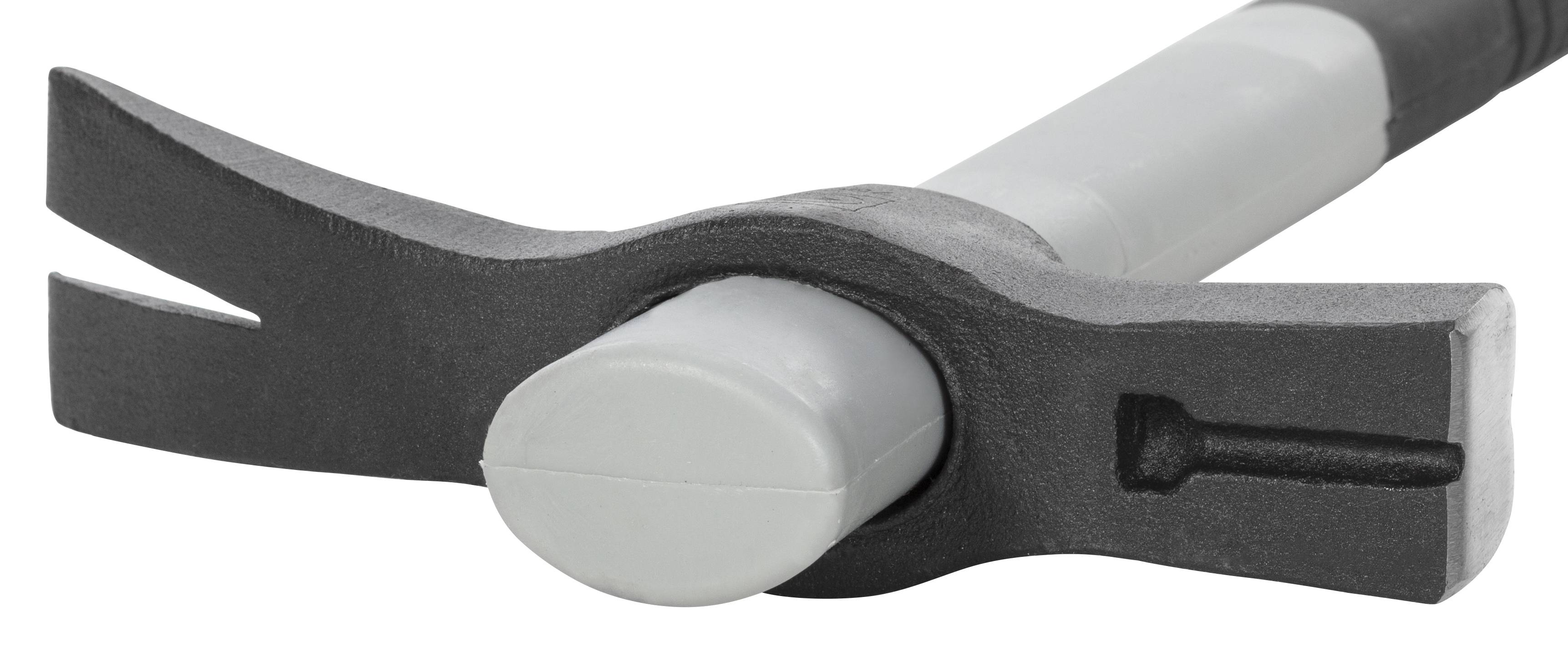 RUTHE Klauenhammer 700g Französische Form mit Fiberglasstiel