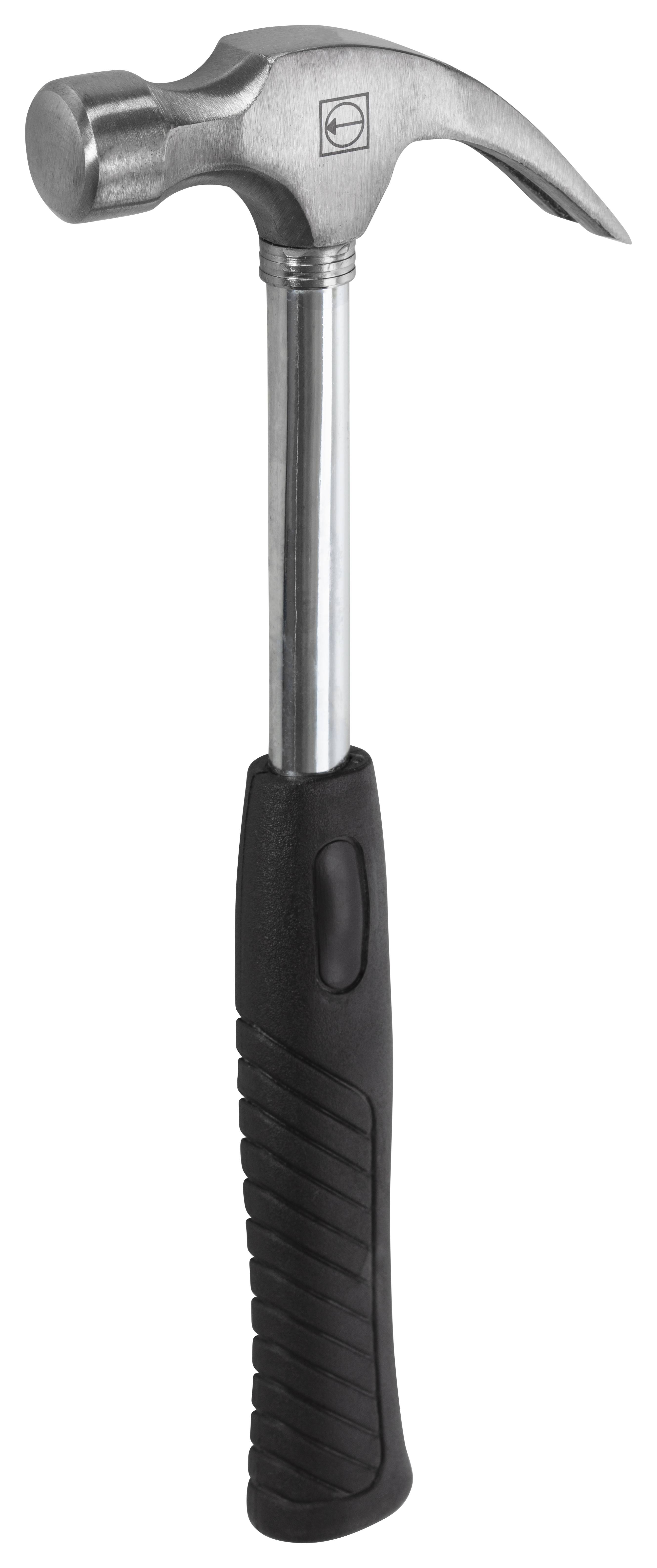 RUTHE Klauenhammer 755g Amerikanische Form mit Stahlrohrstiel