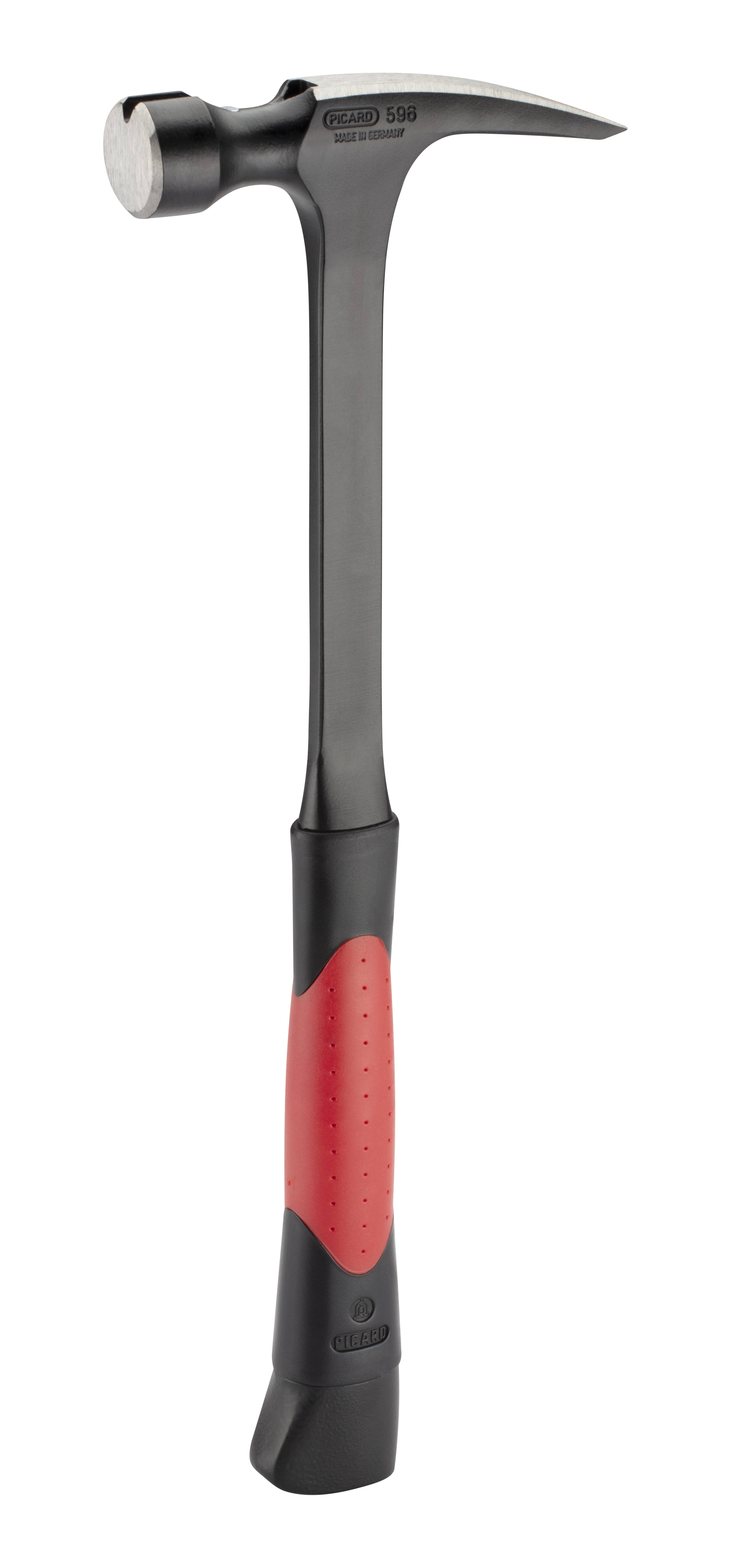 PICARD Ganzstahl Framing Hammer 1.150g mit 2-Komponenten-Griff Nr. 596 geraut