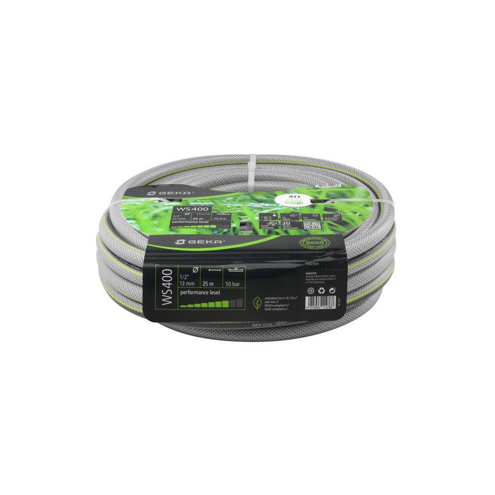 GEKA® plus - Wasserschlauch WS400 - Schlauchgröße 1/2" - Nennweite 13 mm - Länge 25 m - Preis per Rolle