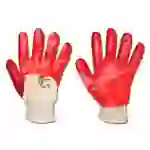 Arbeitshandschuh "Jackson" - PVC Trikot-Baumwollfutter - Farbe rotbraun - Norm EN 388/ Klasse 4121 Arbeitshandschuh "Jackson" - PVC Trikot-Baumwollfutter - Farbe rotbraun - Norm EN 388/ Klasse 4121