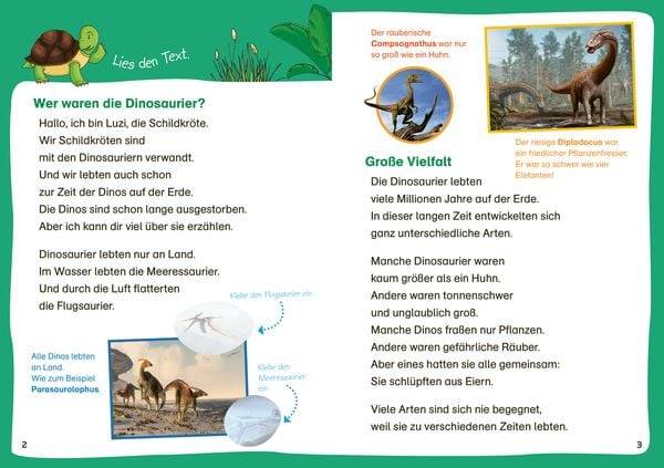 WAS IST WAS Erstes Lesen. Leserätsel Dinosaurier