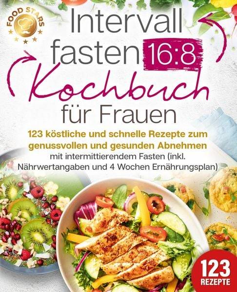 Intervallfasten 16:8 Kochbuch für Frauen: 123 köstliche und schnelle Rezepte zum genussvollen und gesunden Abnehmen mit intermittierendem Fasten (in
