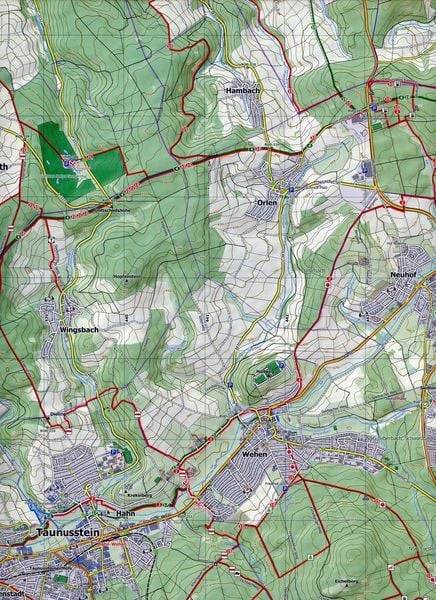 Wiesbaden und Umgebung 1 : 25 000