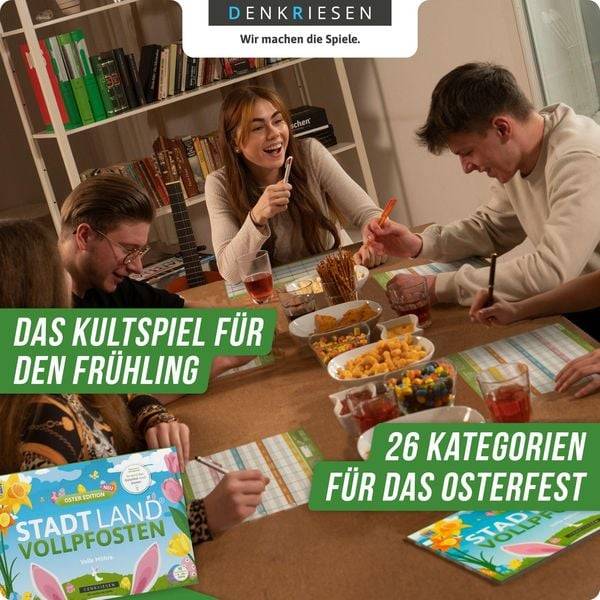 Denkriesen - Stadt Land Vollpfosten® - Oster Edition - "Volle Möhre" (Spiel)