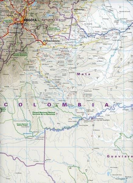 Reise Know-How Landkarte Kolumbien / Colombia (1:1.400.000)