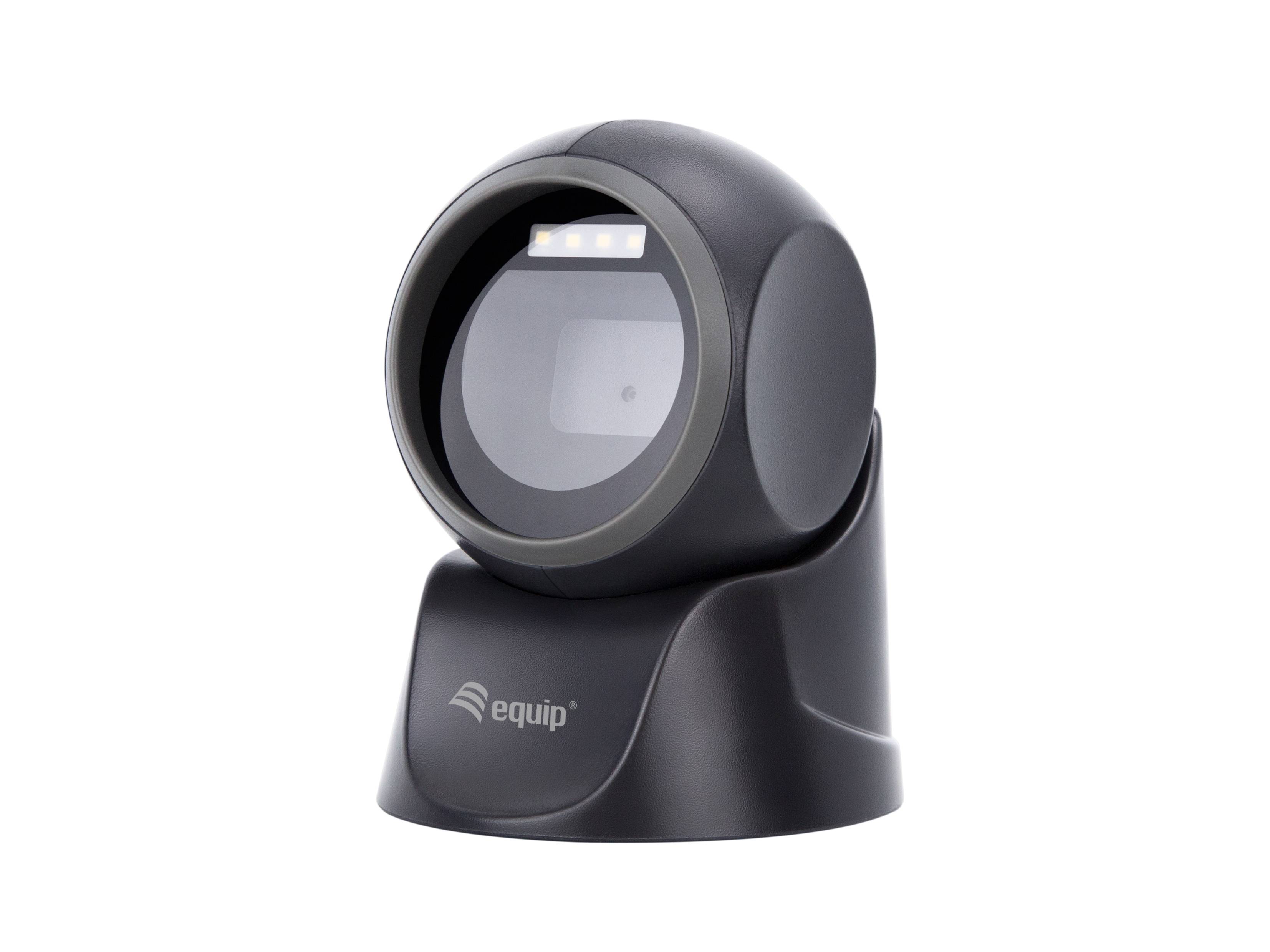 Equip 2D-Omni-Direkt. Desktop Barcodescanner USB schwarz