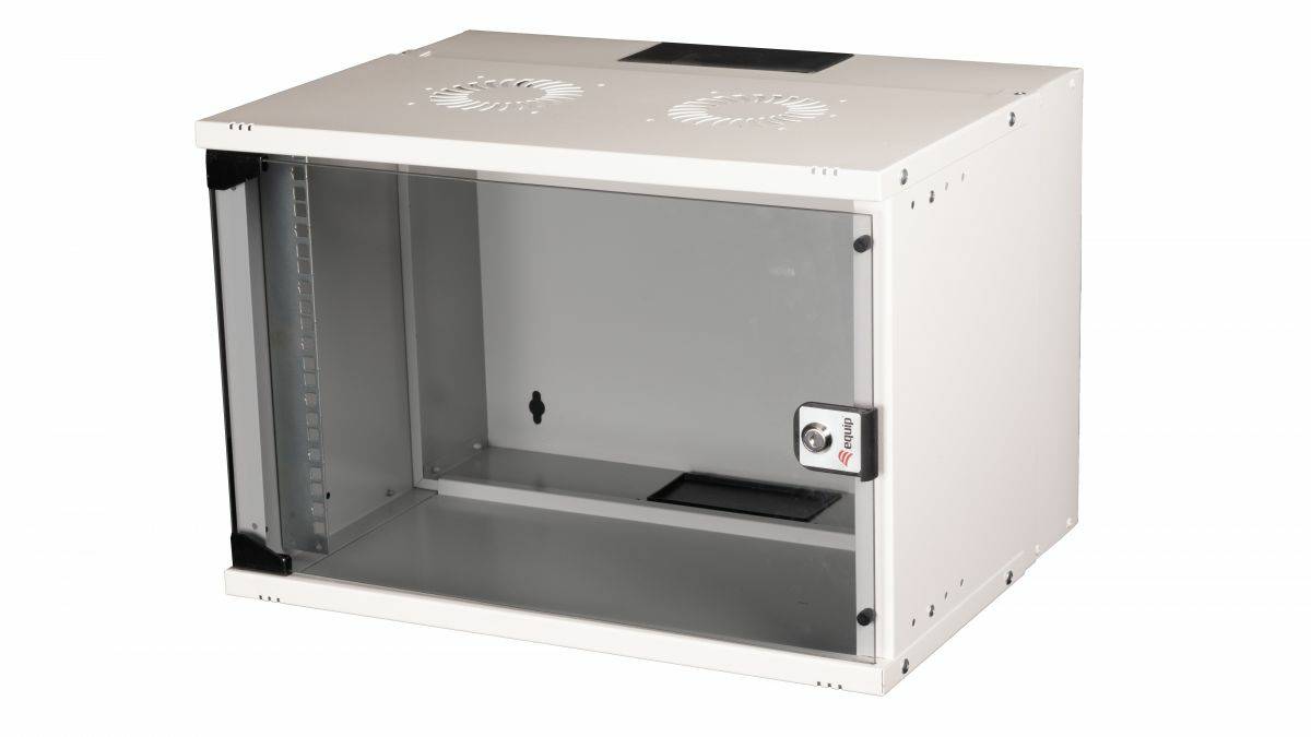 Equip 19" Wandgehäuse Glastür ECO 540x400mm 7U grau