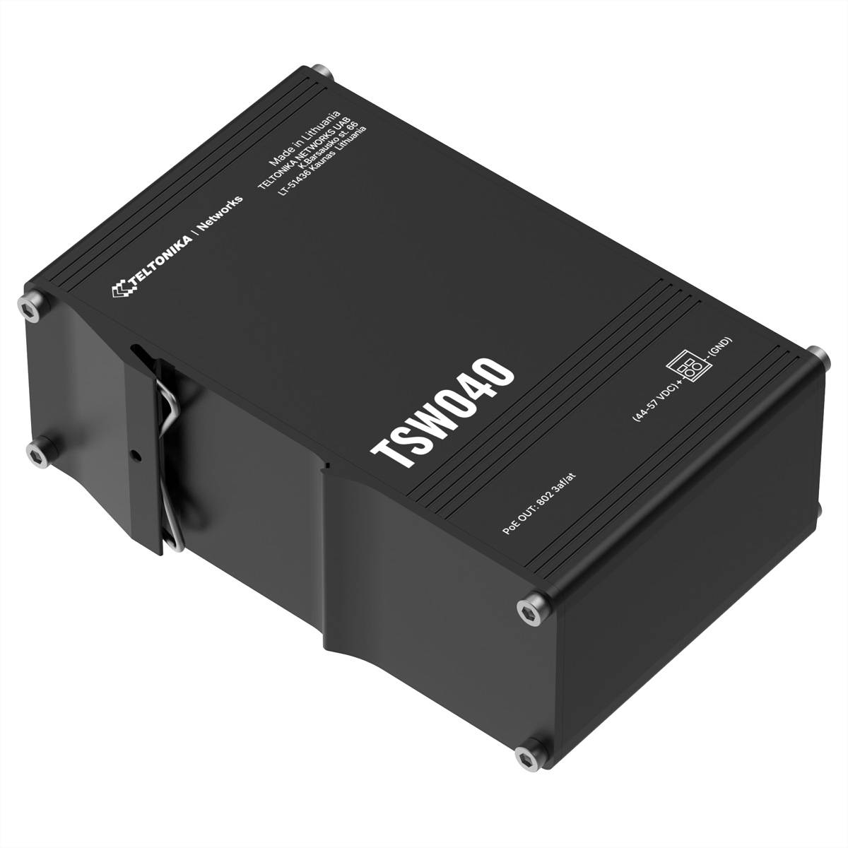Teltonika TSW040 - Switch - managed - 8 x 10/100 (PoE+)