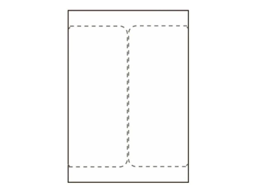 Capture Permanenter Klebstoff - weiß - 105x 220 mm 1000 Etikett(en) (500 Bogen x
