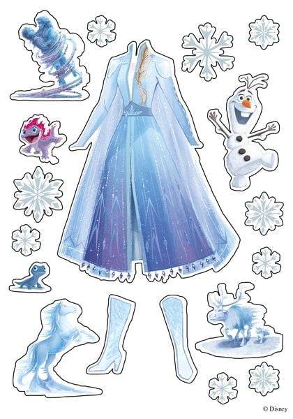 Disney Die Eiskönigin 2: Mein großer Styling-Spaß: Stickern, Malen, Stylen