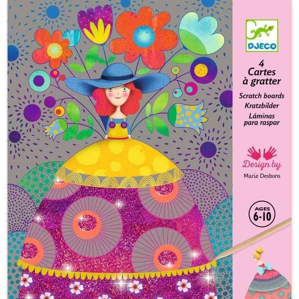 Djeco - Kratzbilder - The beauties' ball