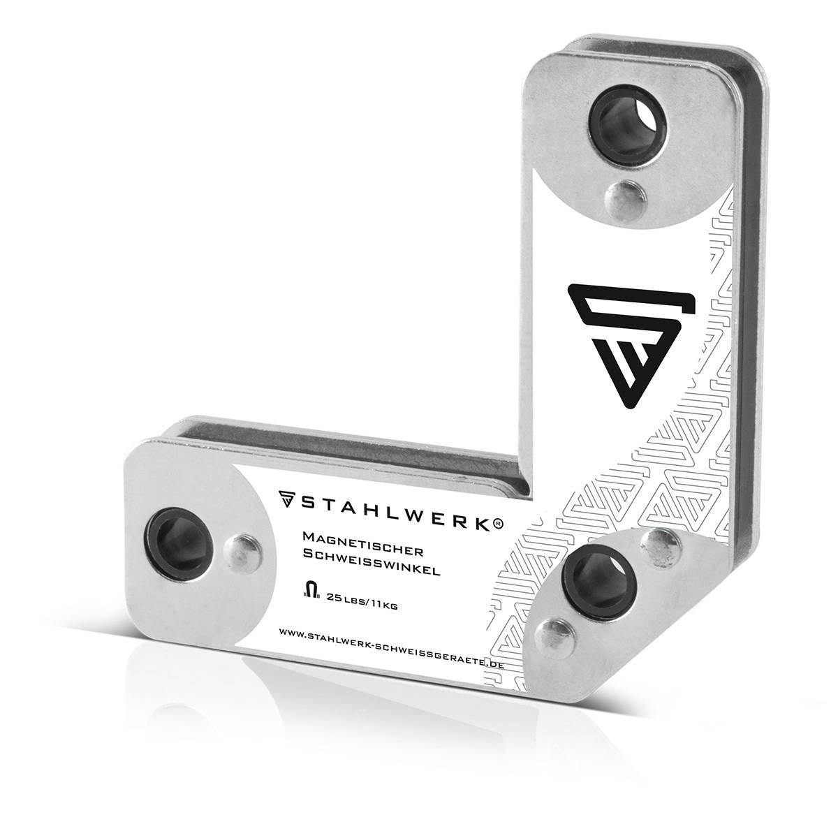 STAHLWERK Schweißwinkel 4er Set Magnet 11,3kg 25lbs Schweißmagnet Magnetwinkel