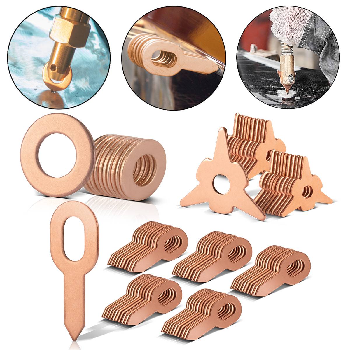 STAHLWERK Spotter Zubehör 120-teiliges Set für Kfz Ausbeulspotter