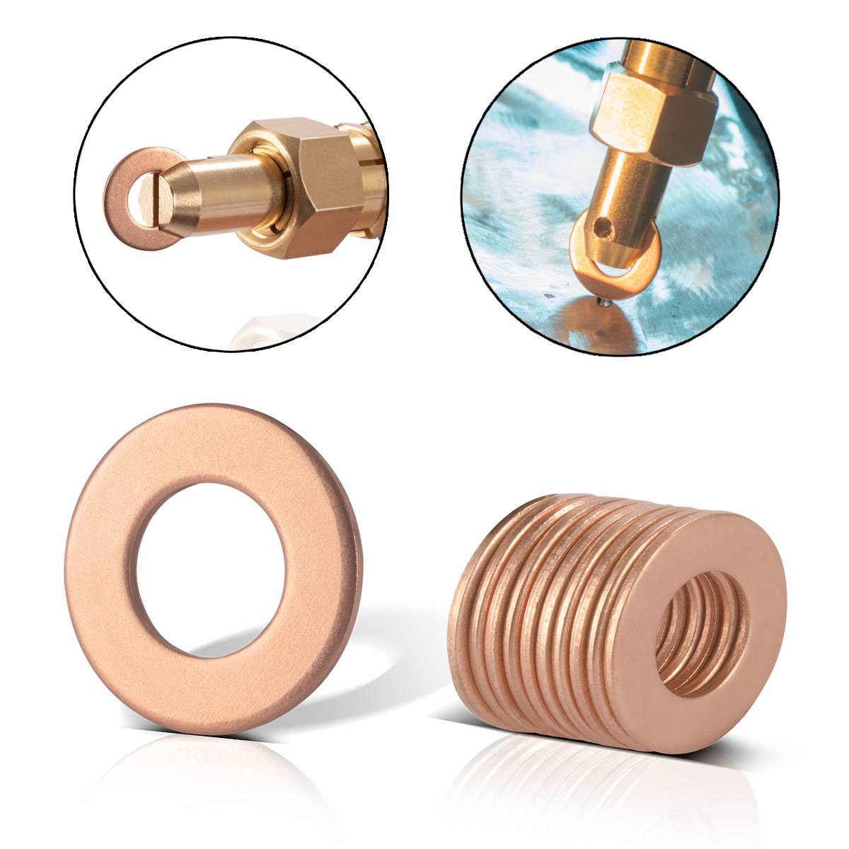 STAHLWERK Spotter Zubehör 120-teiliges Set für Kfz Ausbeulspotter