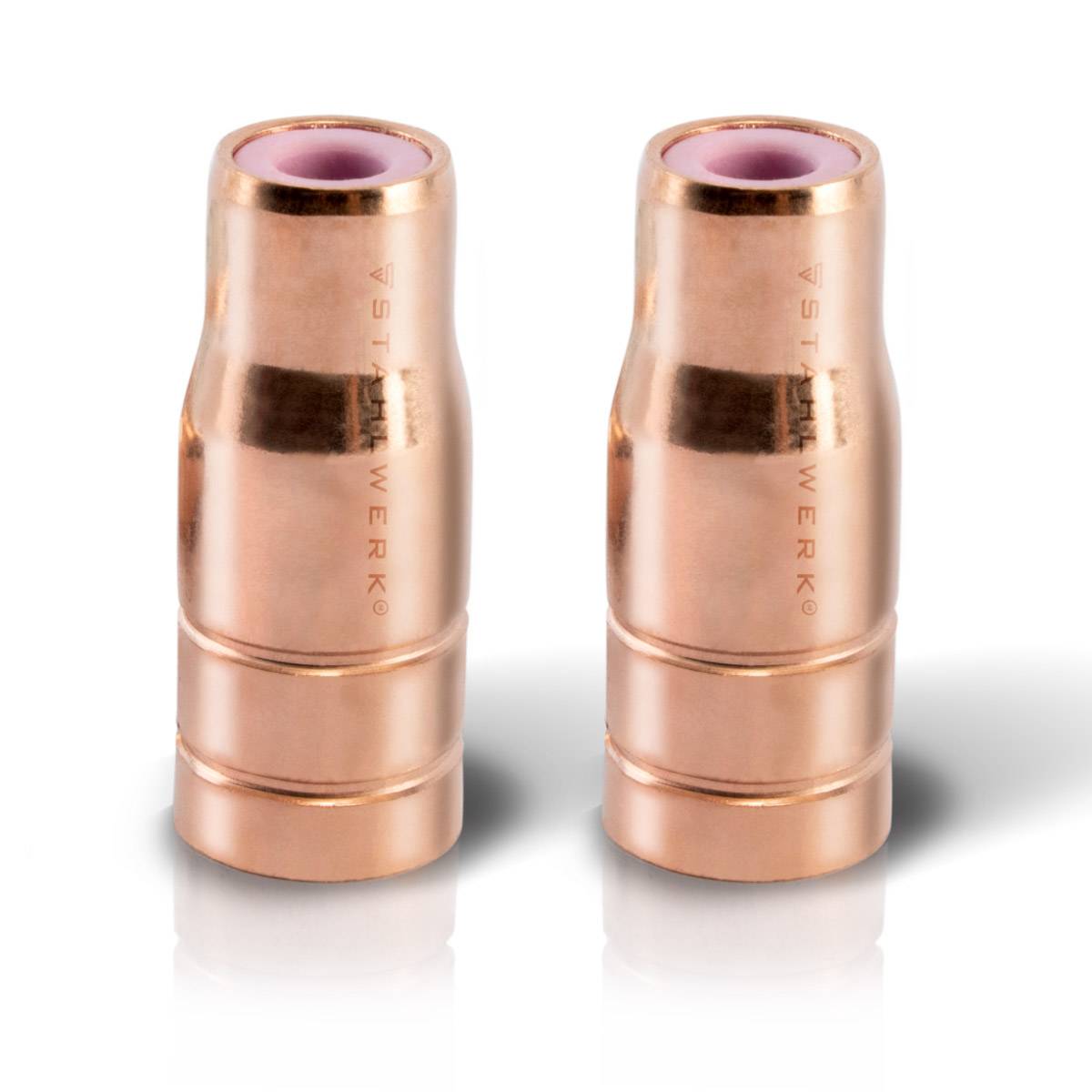 STAHLWERK Verschleißteile Set aus Fülldrahtdüse 2er Pack + Fülldraht 1 kg 0,8 mm