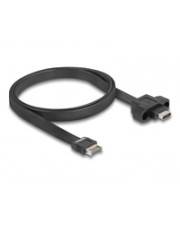 Delock USB 10Gbps Flachbandkabel Typ-E Key A 20 Pin ST> USB-C BU Einbau 0 Digital/Daten 0,75 m 20-polig