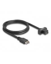Delock USB 10Gbps Kabel Typ-E Key A 20 Pin Stecker> USB-C BU zum Einbau 0.7m Digital/Daten 0,7 m 20-polig