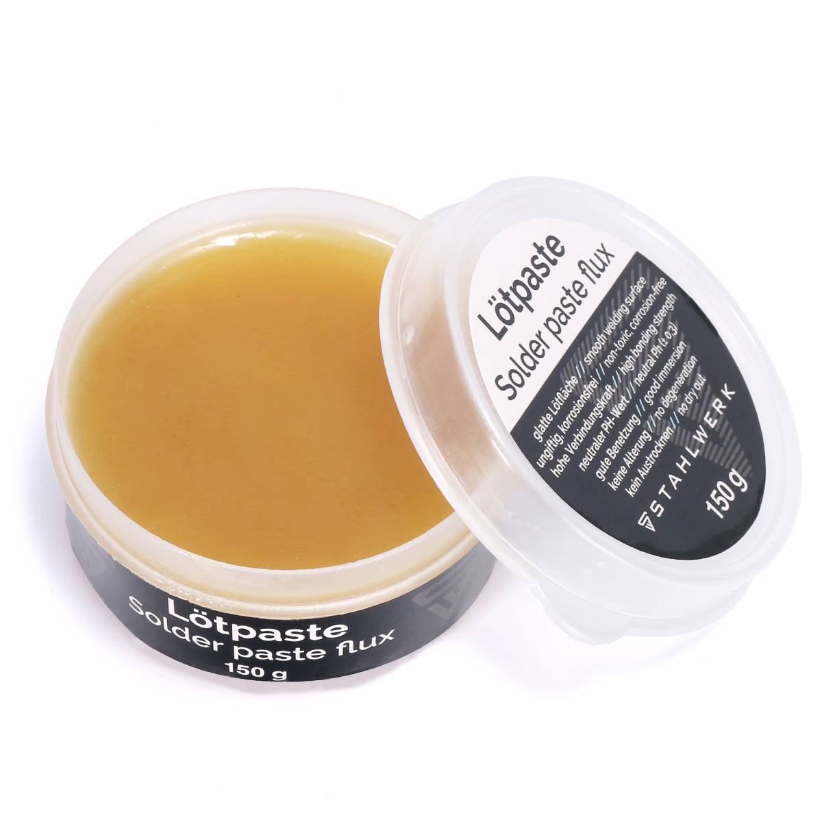 STAHLWERK Lötzubehör Set mit Lötkolbenspitzen-Reiniger, Lötpaste & Lötpaste