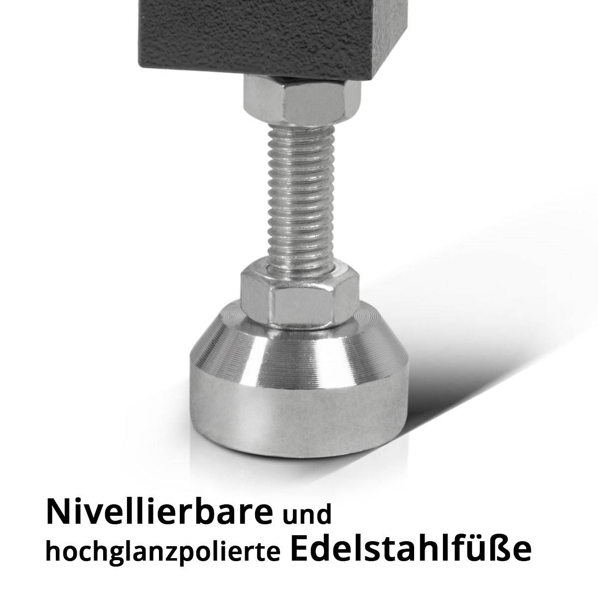 STAHLWERK Schweißtisch 500 kg Tragkraft und 3 mm Arbeitsplatte 91,5 x 46 x 90 cm