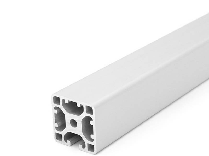 Design-Aluminiumprofil 40x40L 3 Nuten verdeckt I-Typ Nut 8 (leicht), silber eloxiert. Aluminium Profil 40x40 Alu Profil 40 x 40 Systemprofil 500mm