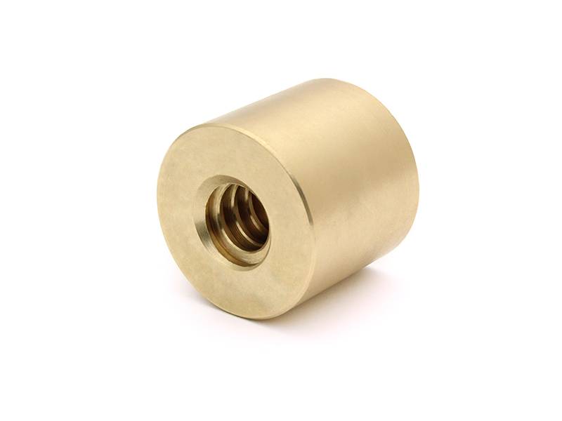 Trapezgewindemutter ELRM 8x1,5 links Rotguss D22L20