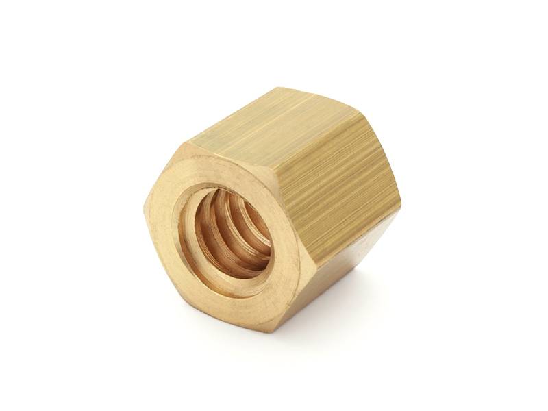 Trapezgewindemutter ESKM-MS 22X5 rechts Messing, Sechskant SW30L33