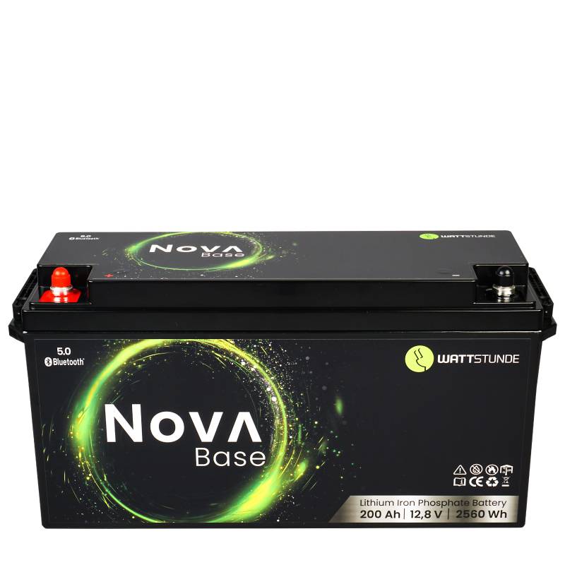 WATTSTUNDE NOVA Base Batterie 12,8V 200Ah 2560Wh LiFePO4