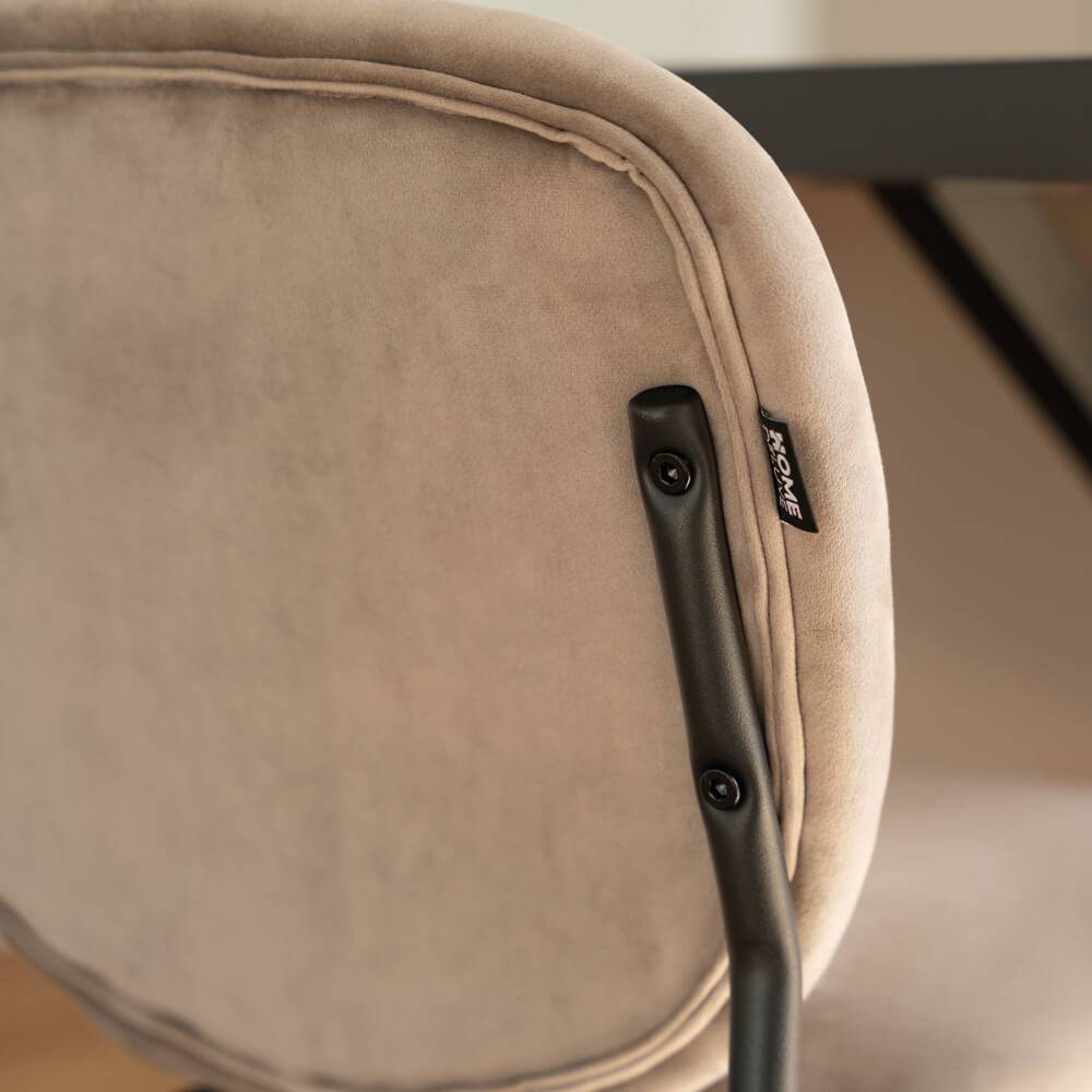 BARHOCKER CELDA - Menge: 5, Farbe: Samt Hellbraun