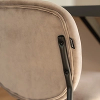 BARHOCKER CELDA - Menge: 5, Farbe: Samt Hellbraun BARHOCKER CELDA - Menge: 5, Farbe: Samt Hellbraun