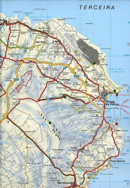 Azoren Autokarte 1 : 50.000