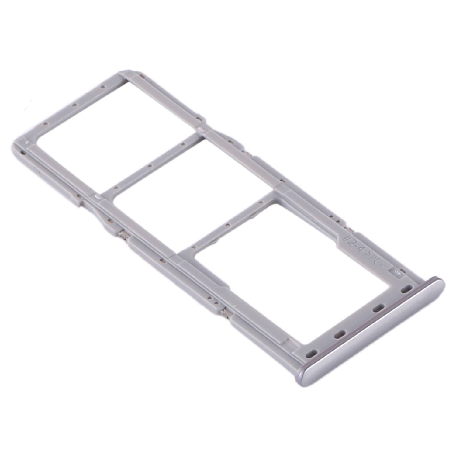 Sim Karten Halter für Samsung Galaxy A51 A71 Silber Card Tray Micro SD