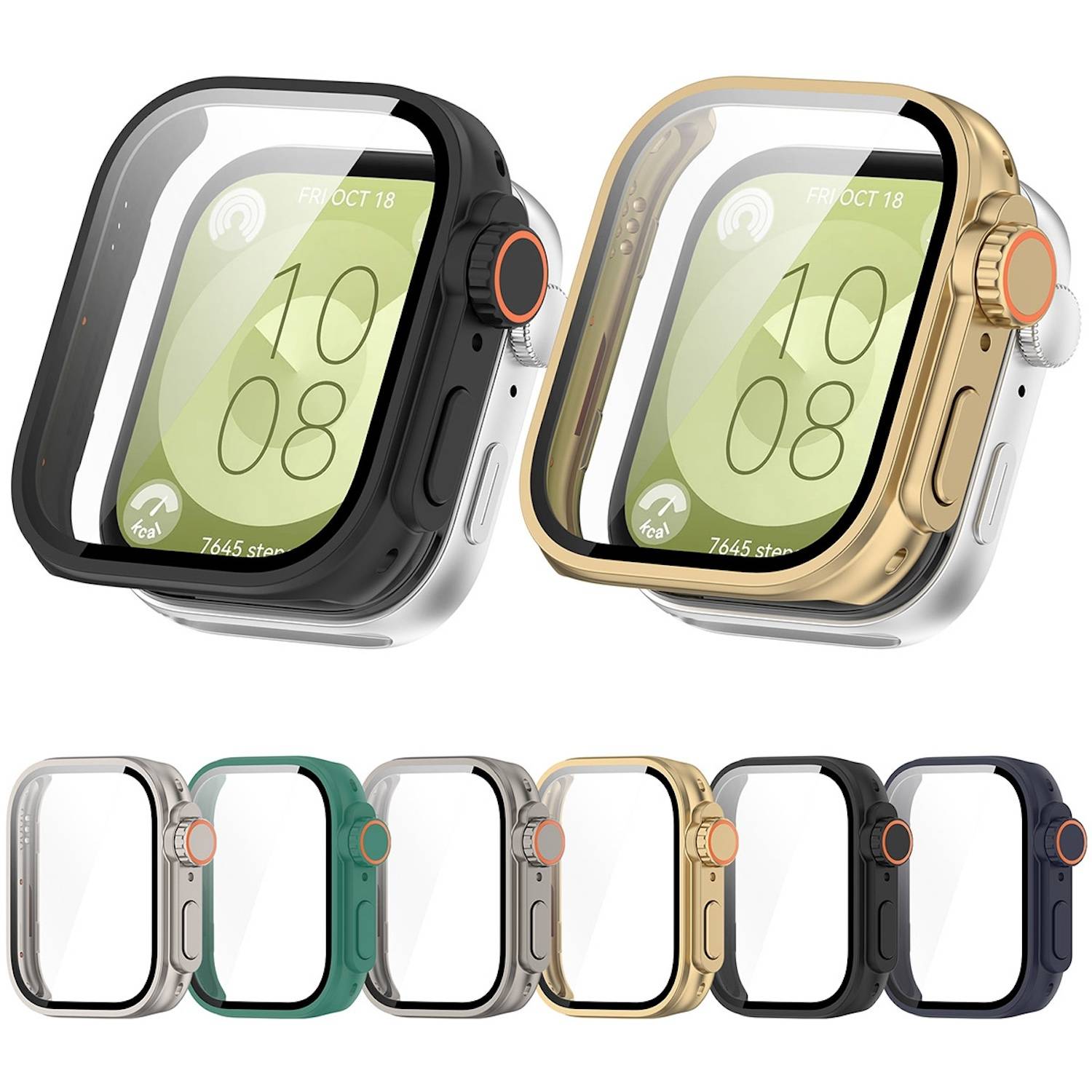 Für Huawei Watch Fit 3 Schutz Hülle Case Tasche + H9 Hart Glas Grün