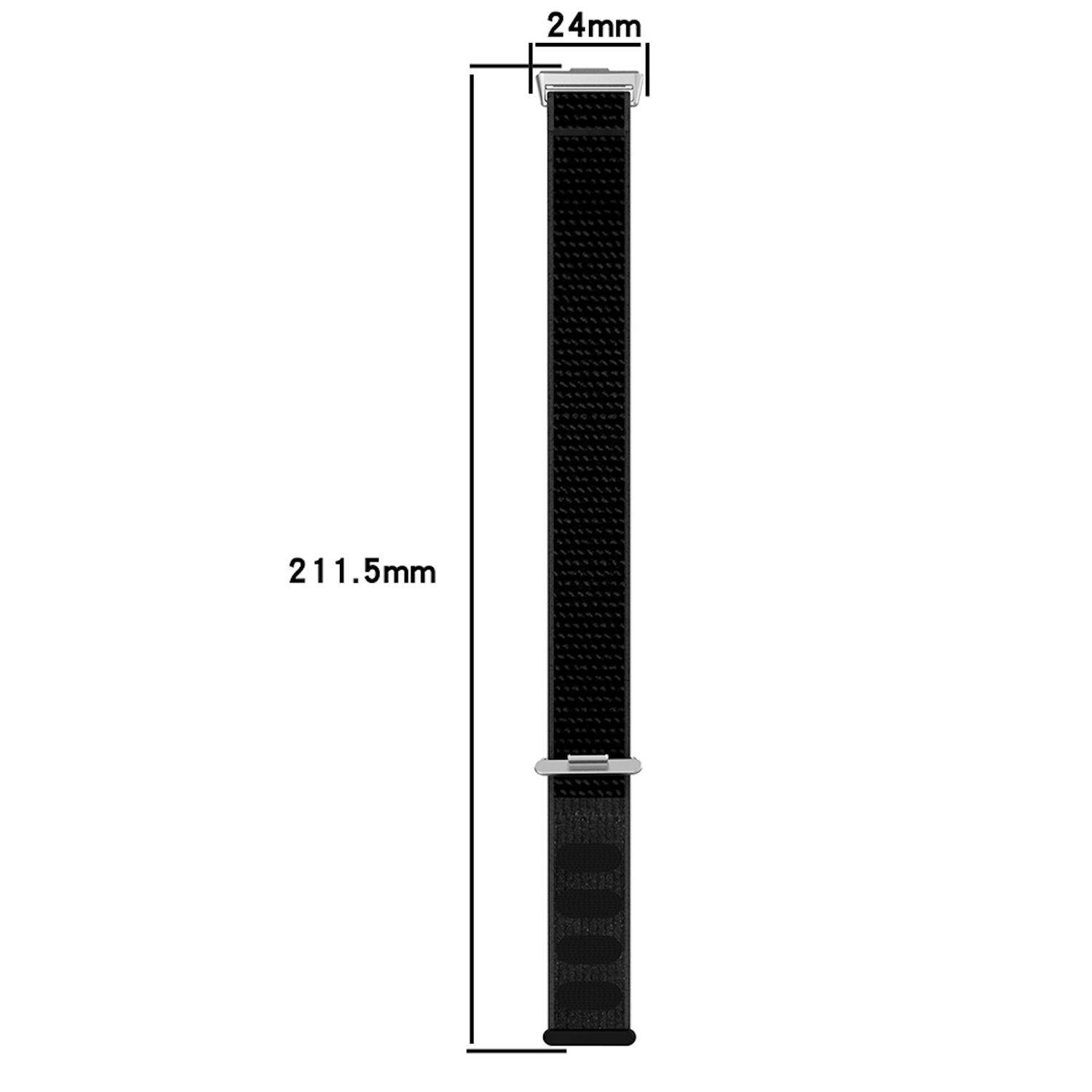 Für Huawei Watch Fit 3 Elastisches Nylon Klettverschluss Arm Band M1