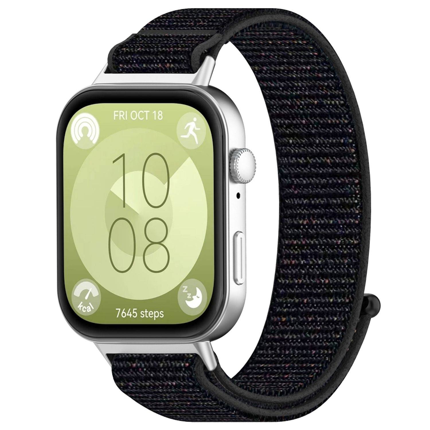 Smartwatch Armband Nylon Klettverschluss für Huawei Watch Fit 5 4 / 5 4 Pro / 3