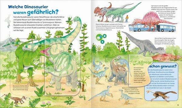 BOOKii® WAS IST WAS Junior Komm mit zu den Dinosauriern!