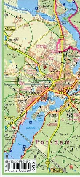 Berlin Mauerweg 1:60 000
