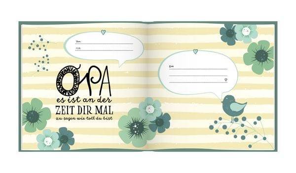 Das Erinnerungsbuch für den besten Opa der Welt. Ausfüllbuch zum Verschenken für