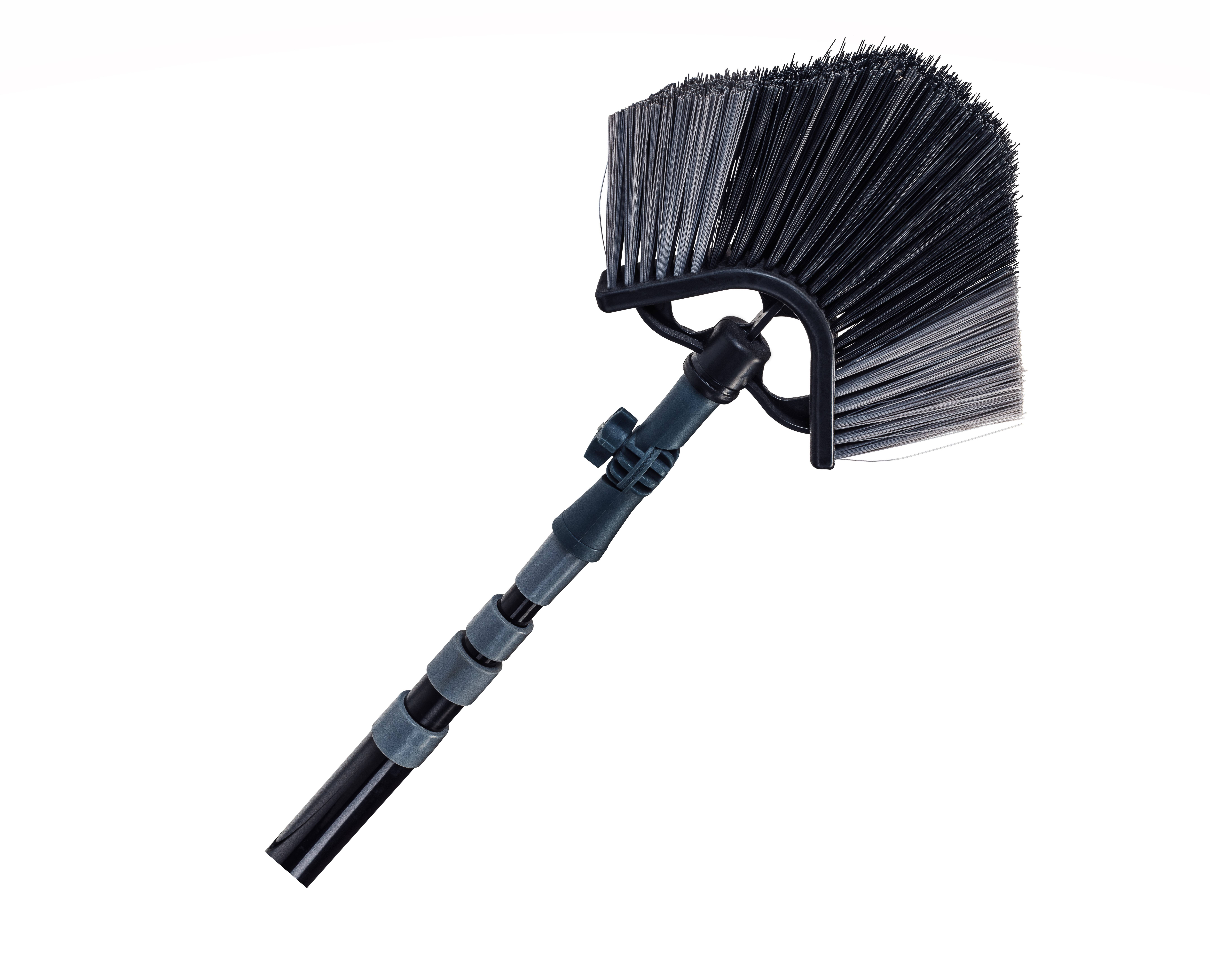 Neustanlo | Eckbesen mit 4m Teleskopstiel | farblich sortiert | ideal für Fassadenreinigung