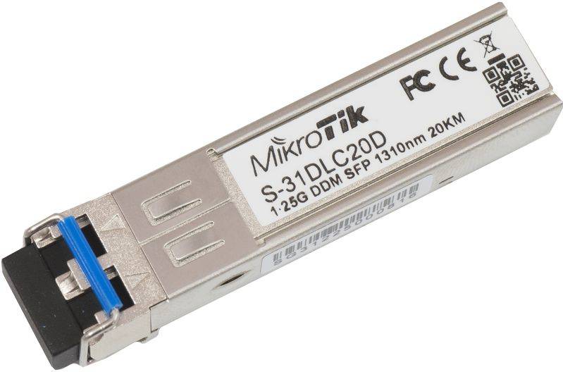 MikroTik S-31DLC20D - SFP (Mini-GBIC)-Transceiver-Modul - SFP (mini-GBIC)
