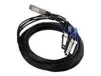 MikroTik 100GBase Direktanschlusskabel - QSFP28 (M) - zu SFP28 (M) - 3 m - für C