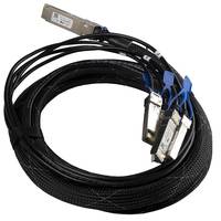 MikroTik 100GBase Direktanschlusskabel - QSFP28 (M) - zu SFP28 (M) - 3 m - für C