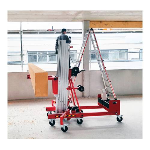 GUIL CB-01 - Stahlbehälter passend für Material-Lift TORO-B /-C /-D Serie (Aufnahme 5x Gegengewicht) - in rot