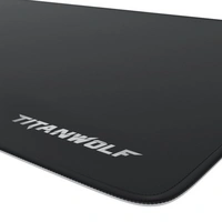 Titanwolf Gaming Mauspad, XXL Speed Gaming Mousepad / Extragroße Fläche von 900 x 400mm, Titanwolf Logo Titanwolf Gaming Mauspad, XXL Speed Gaming Mousepad / Extragroße Fläche von 900 x 400mm, Titanwolf Logo