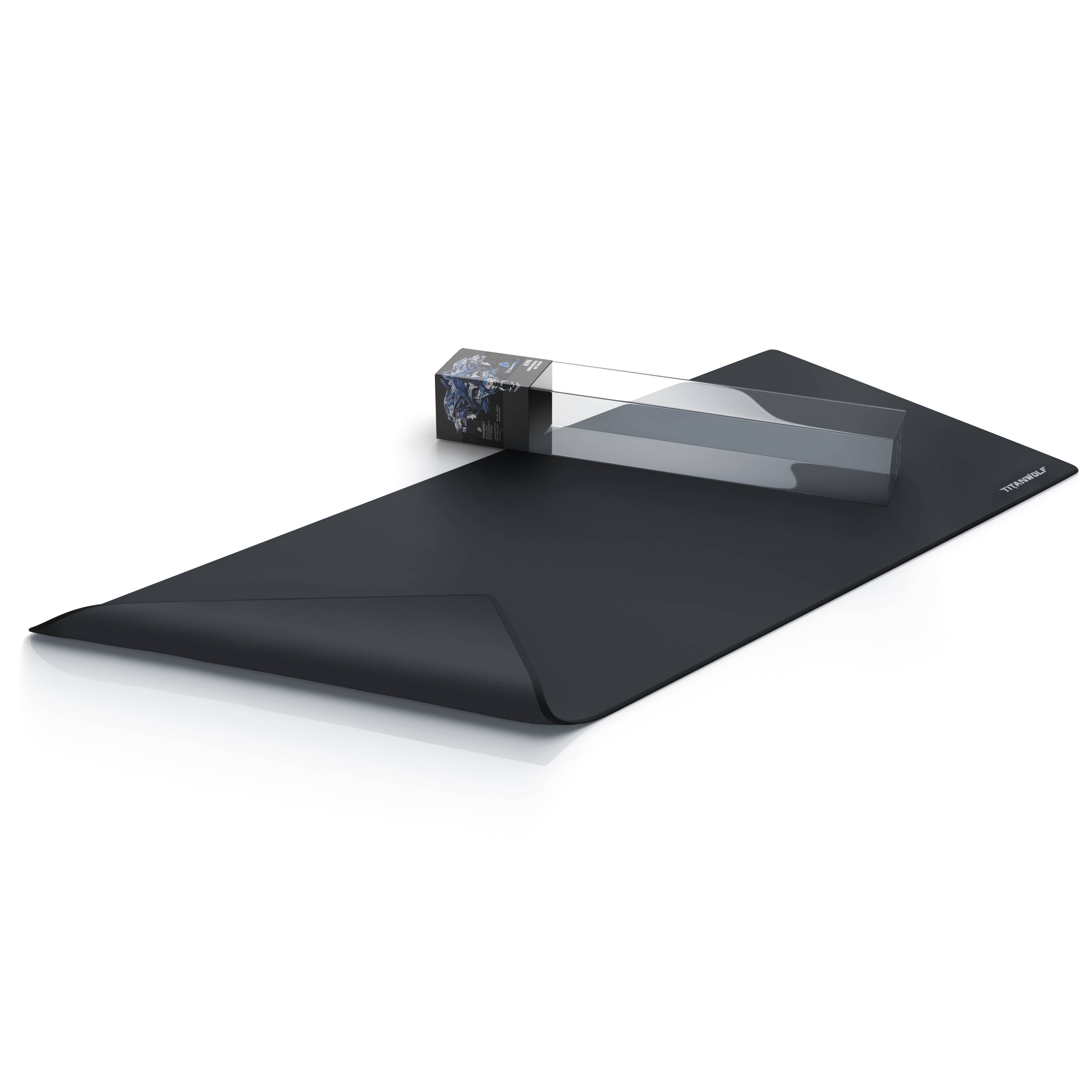 Titanwolf Gaming Mauspad, XXL Speed Gaming Mousepad / Extragroße Fläche von 900 x 400mm, Titanwolf Logo