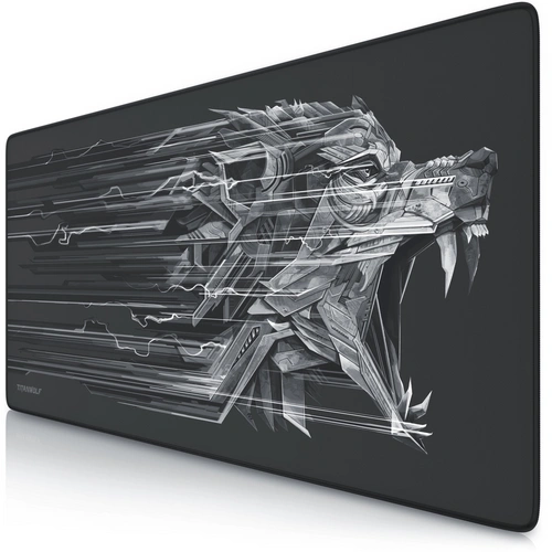 Titanwolf Gaming Mauspad, 900 x 400mm XXL Mousepad, verbessert Präzision & Geschwindigkeit, schwarz Titanwolf Gaming Mauspad, 900 x 400mm XXL Mousepad, verbessert Präzision & Geschwindigkeit, schwarz