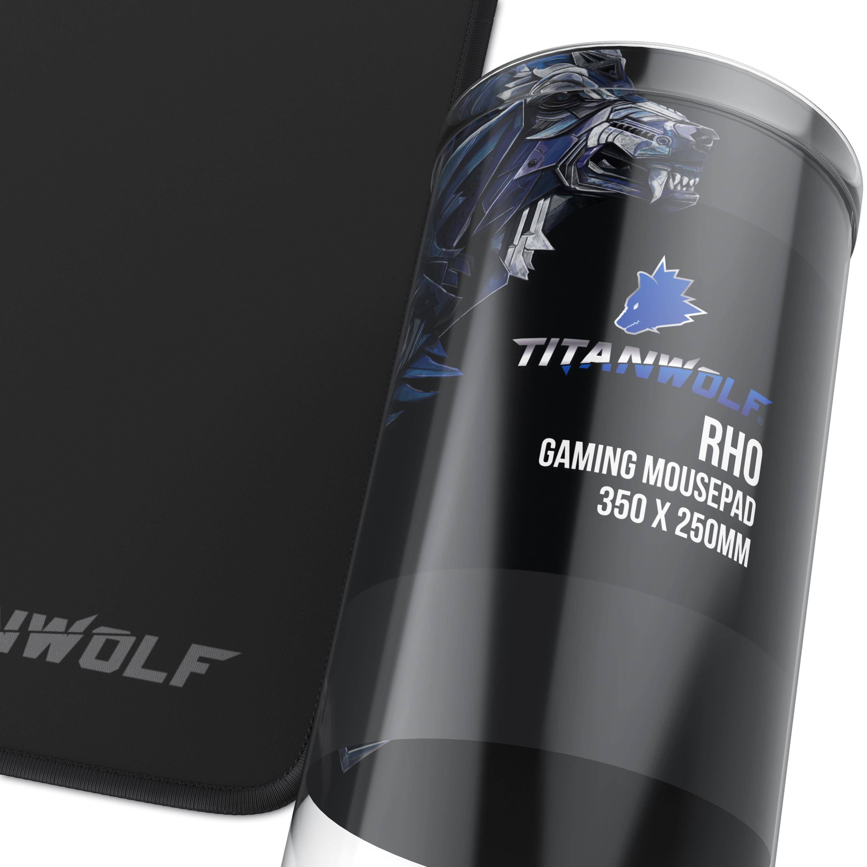 Titanwolf Speed Gaming Mauspad 350 x 250mm Mousepad / 3mm Höhe / rutschfest / strapazierfähig