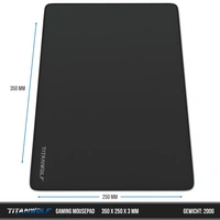 Titanwolf Speed Gaming Mauspad 350 x 250mm Mousepad / 3mm Höhe / rutschfest / strapazierfähig Titanwolf Speed Gaming Mauspad 350 x 250mm Mousepad / 3mm Höhe / rutschfest / strapazierfähig