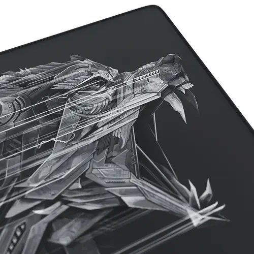 Titanwolf Gaming Mauspad XL, 440 x 350mm Mousepad mit Stoffoberfläche, Gummierte Rückseite, Wolfsmotiv Titanwolf Gaming Mauspad XL, 440 x 350mm Mousepad mit Stoffoberfläche, Gummierte Rückseite, Wolfsmotiv