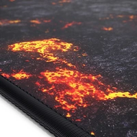 Titanwolf Gaming Mauspad XXL, glattes Stoffgewebe, Speed Mousepad 900 x 400mm große Fläche, Lavamotiv Titanwolf Gaming Mauspad XXL, glattes Stoffgewebe, Speed Mousepad 900 x 400mm große Fläche, Lavamotiv